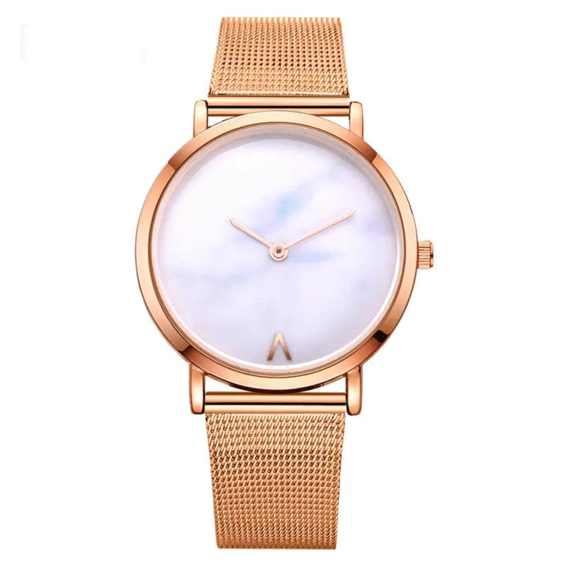 Bianca | Women’s Watch – Luxury Marble Dial with Mesh Strap