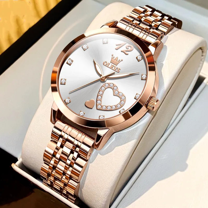 Fashion-Forward Women’s Quartz Watch – Waterproof Elegance