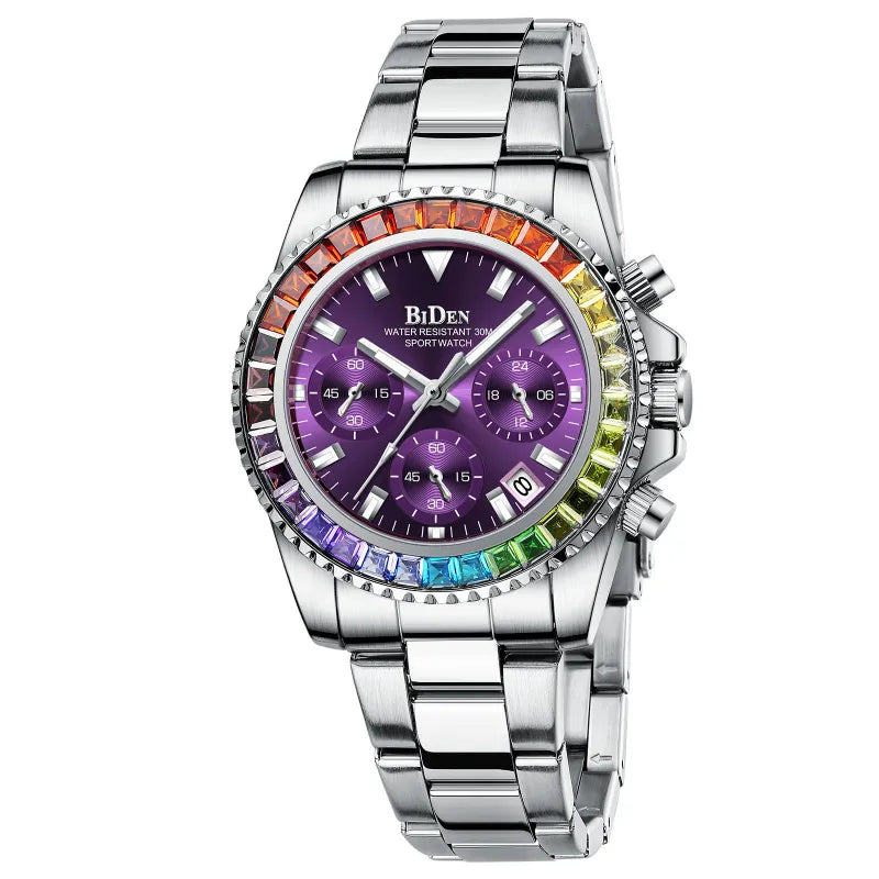 Executive Ladies’ Diamond Steel Bracelet Watch
