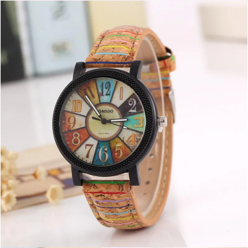 Vintage Leather Women’s Quartz Watch