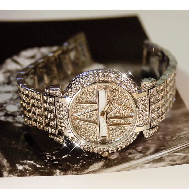 Luxury Diamond Women’s Quartz Watch