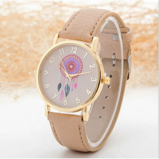 Trendy Women’s Decorative Dial Quartz Watch – Balloon Style Belt Watch