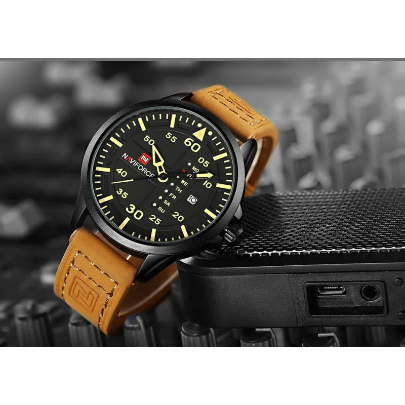 NAVIFORCE Military Quartz Watch (Men)