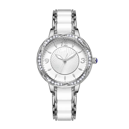 Elegant Women’s Ceramic Bracelet Quartz Watch