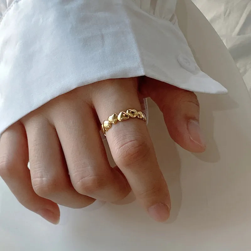 Vintage Heart Love Ring for Index Finger