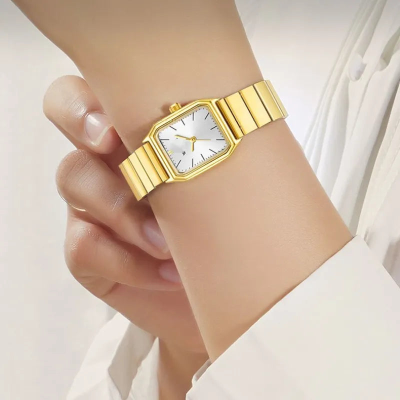 Women’s Waterproof Square Quartz Watch