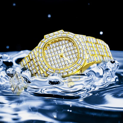 Men’s Full Drill Square Calendar Watch