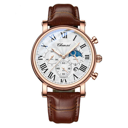 Luxury Multifunction Men’s Waterproof Business Watch
