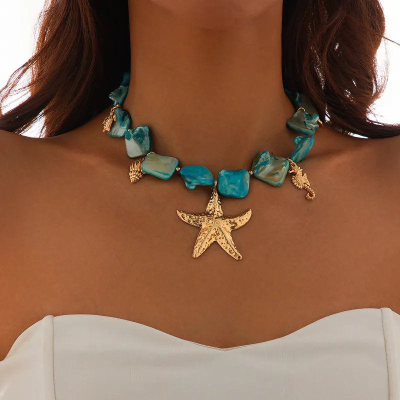 Vintage Ocean Shell Necklace