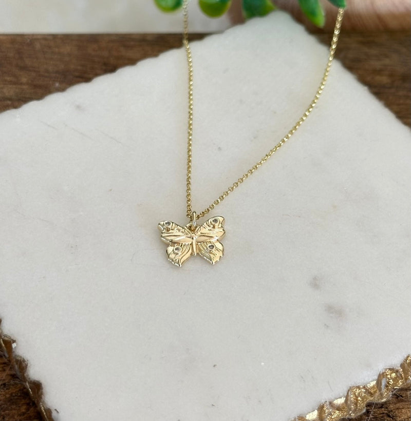 Farfalla Butterfly Necklace-Lydieannejewelry