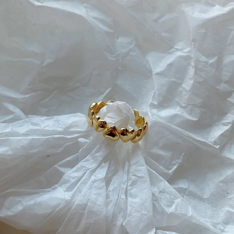 Vintage Heart Love Ring for Index Finger