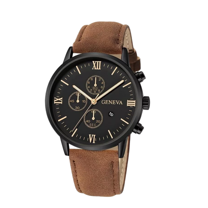 Zachary | Relaxed-Style Quartz Watch with Analog Display | 40.5mm