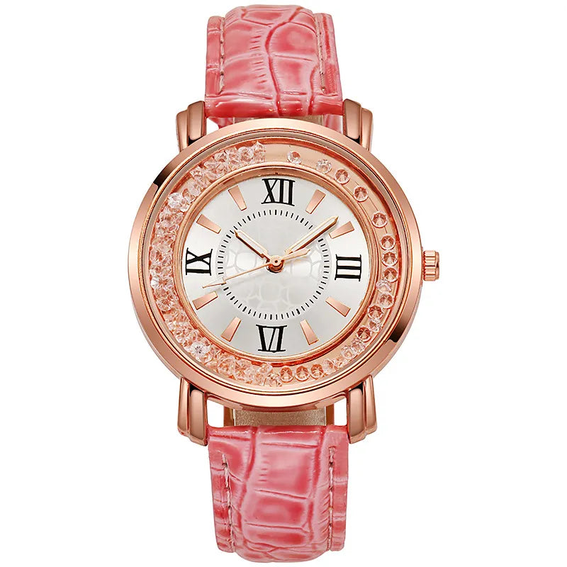 Stylish Ladies Quicksand Quartz Wristwatch