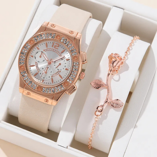 Avenoir  | Women's Fashion Pu Strap Watch