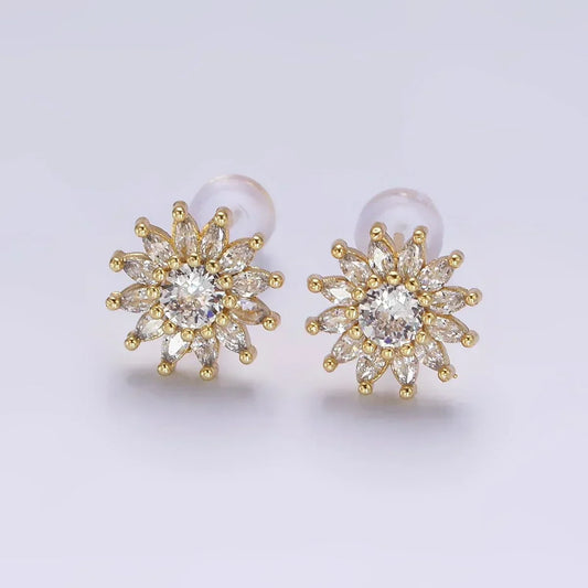 Ginana Celestial Sun Earrings-Lydieannejewelry