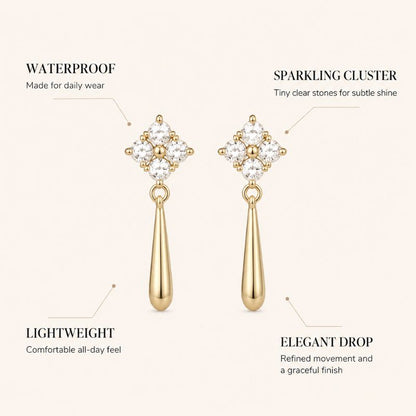 Crystal Teardrop Earrings