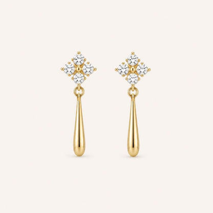 Crystal Teardrop Earrings