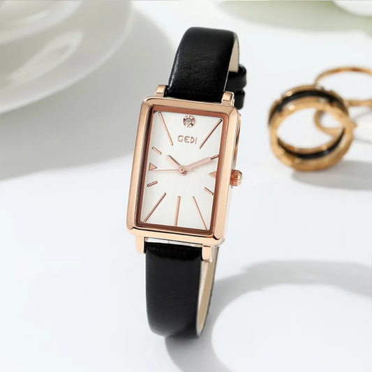 Eclisse | Retro Style Small Square Plate Women's Watch