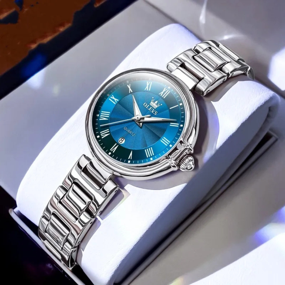 Evangeline |  Scale Quartz Luminous Waterproof Sheet Calendar Women's Watch