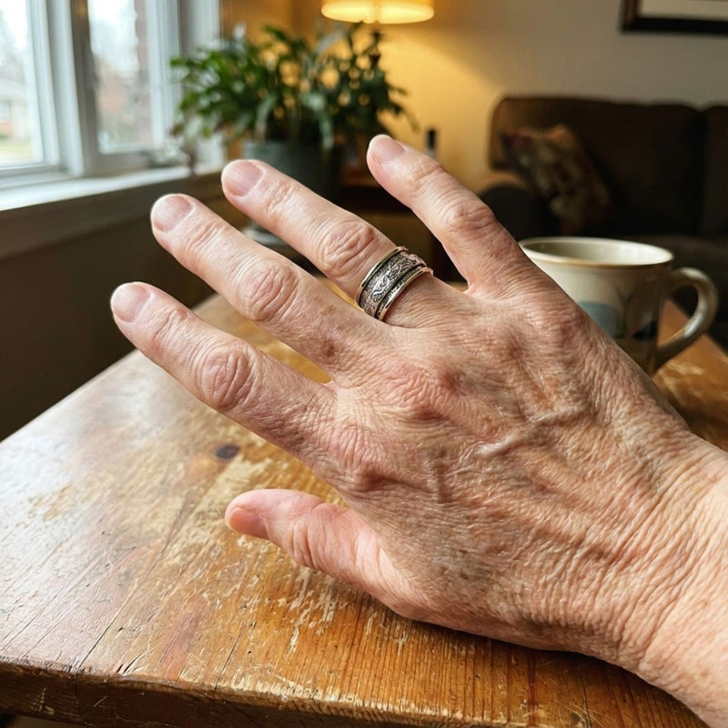 Vintage Gold & Silver Ivy Ring