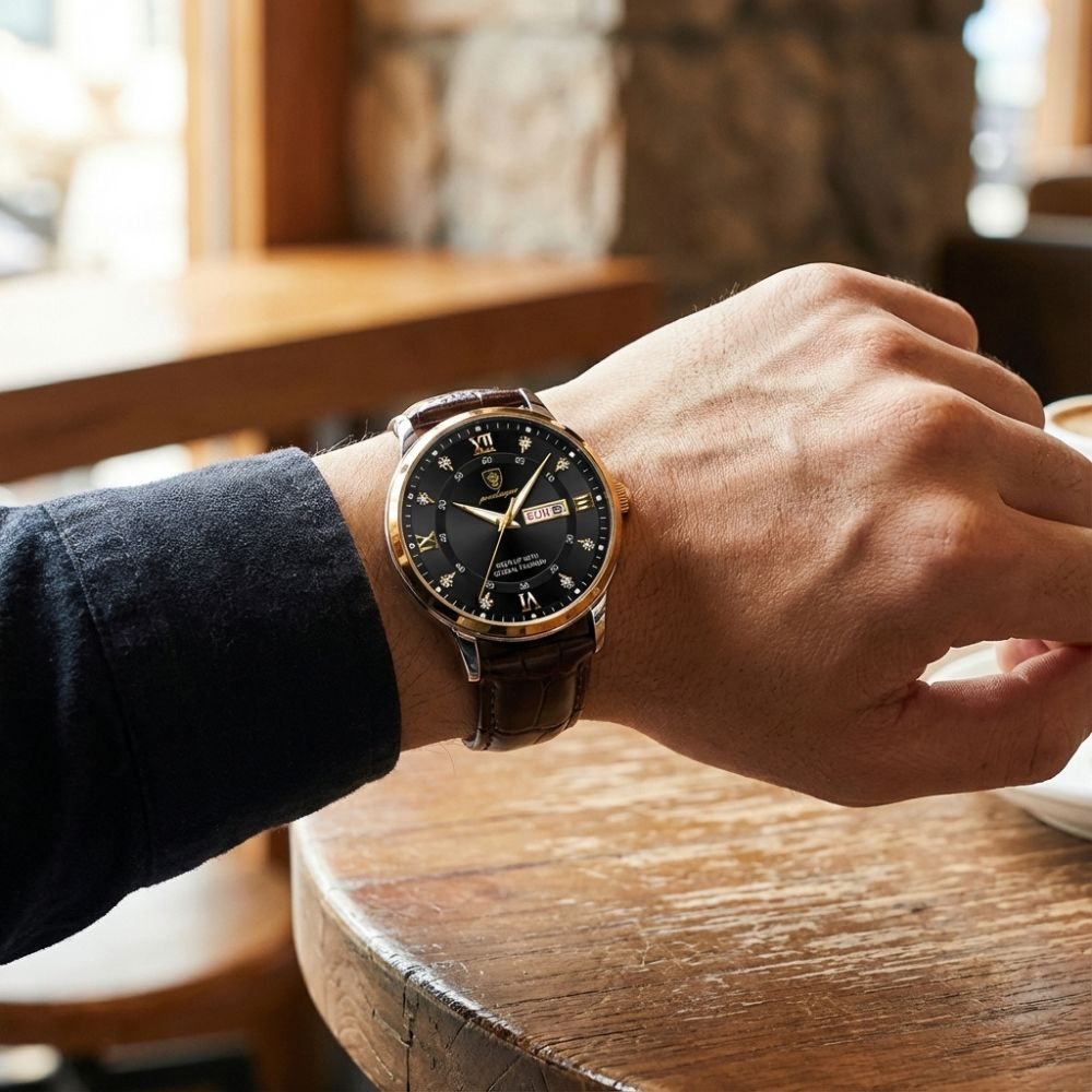 James | Premium Waterproof Glowing Men's Watch | 42mm