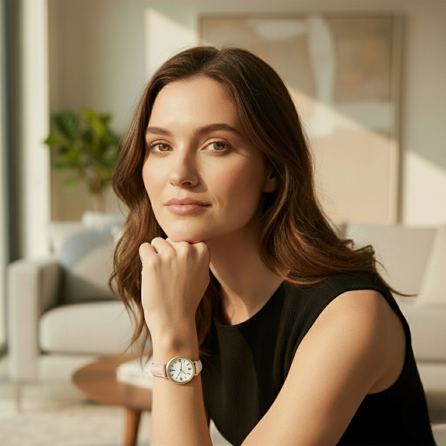 Lina | Simple And Compact Alloy Belt Watch