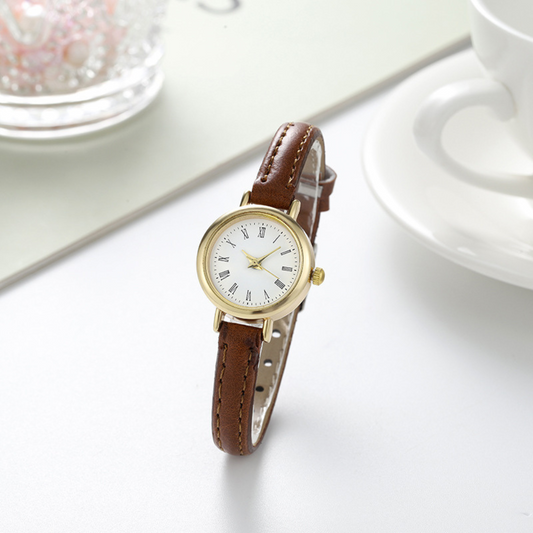 Lina | Simple And Compact Alloy Belt Watch