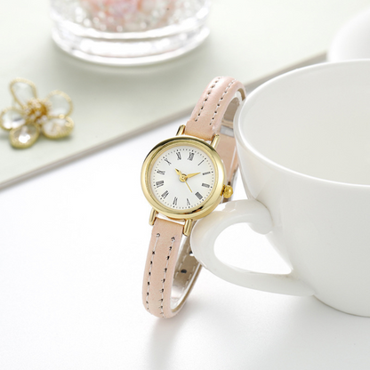 Lina | Simple And Compact Alloy Belt Watch