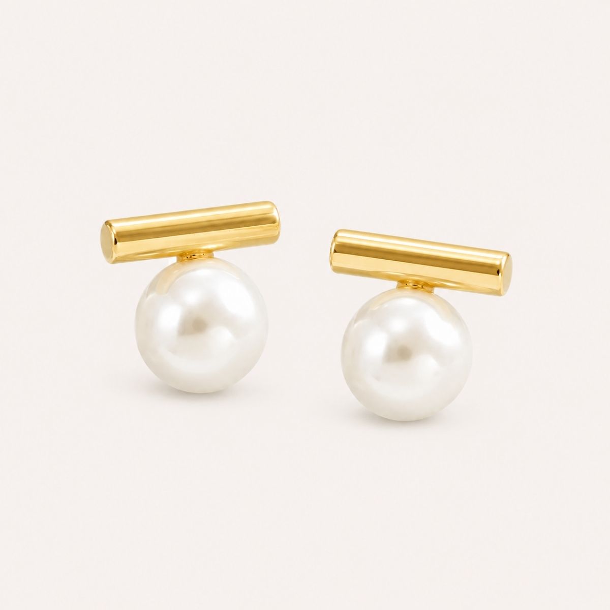 Pearl Bar Earrings
