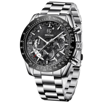 Crimson Tide | Elegant Quartz Watch for Timeless Style