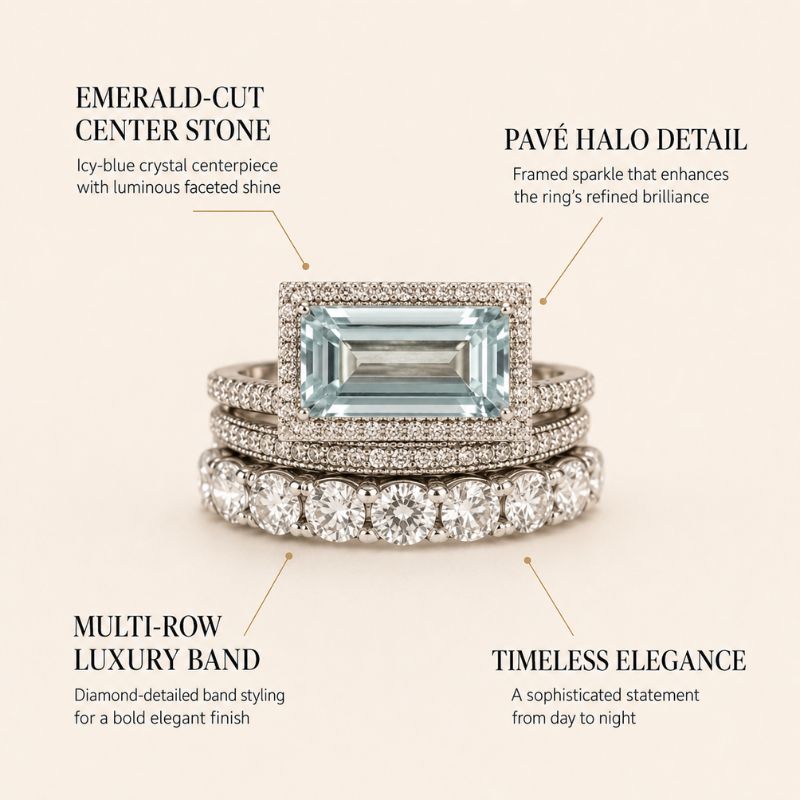 Aqua Grace Ring