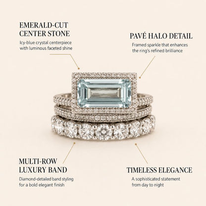 Aqua Grace Ring