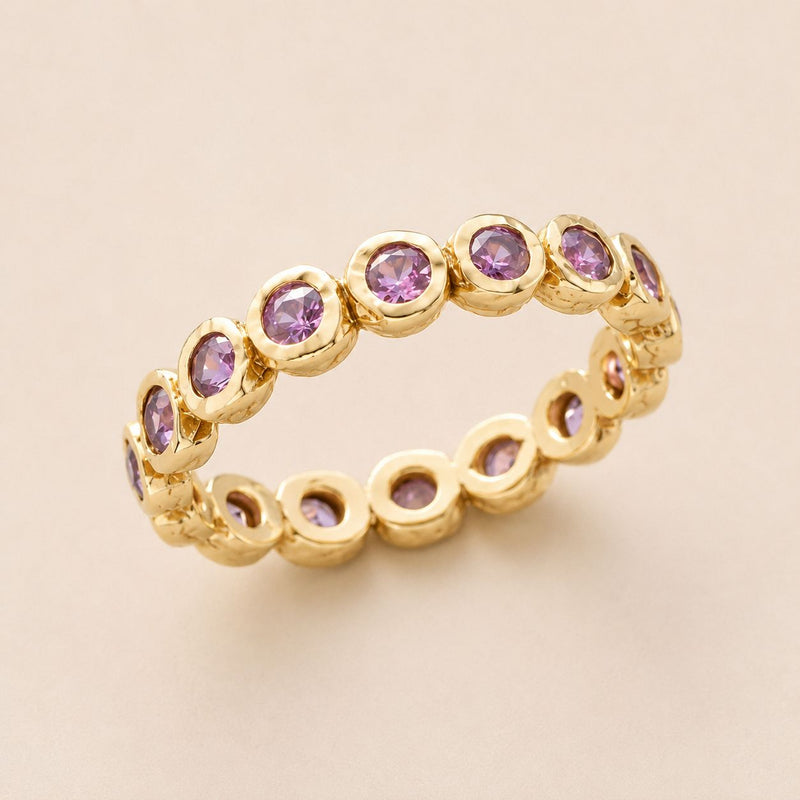 Round Stone Eternity Ring