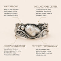 Baroque Pearl Silver Cuff