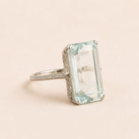 Pale Blue Statement Ring