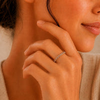 Round Stone Eternity Ring