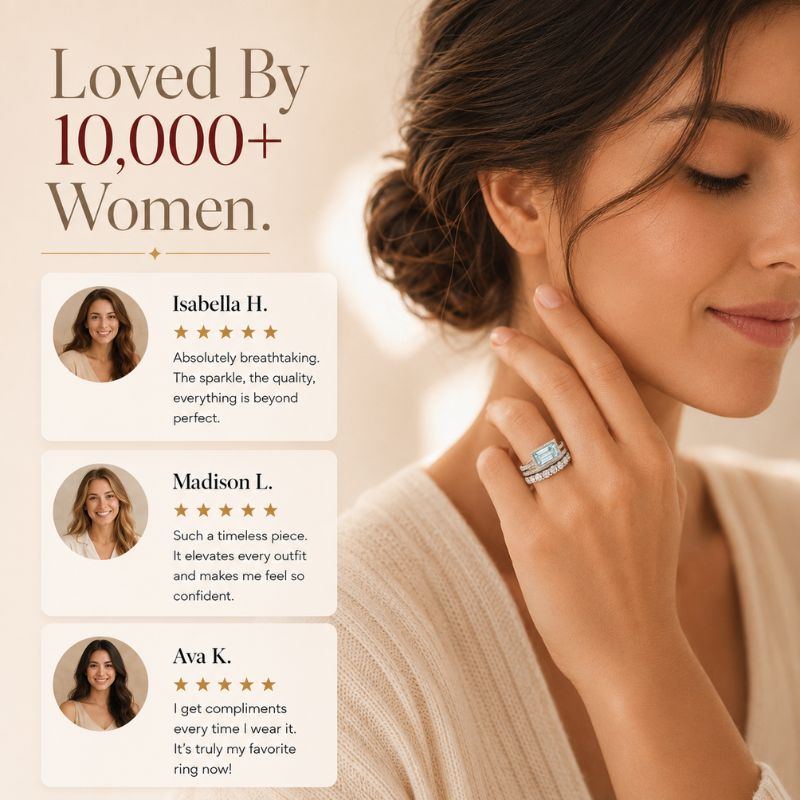 Aqua Grace Ring
