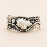 Baroque Pearl Silver Cuff