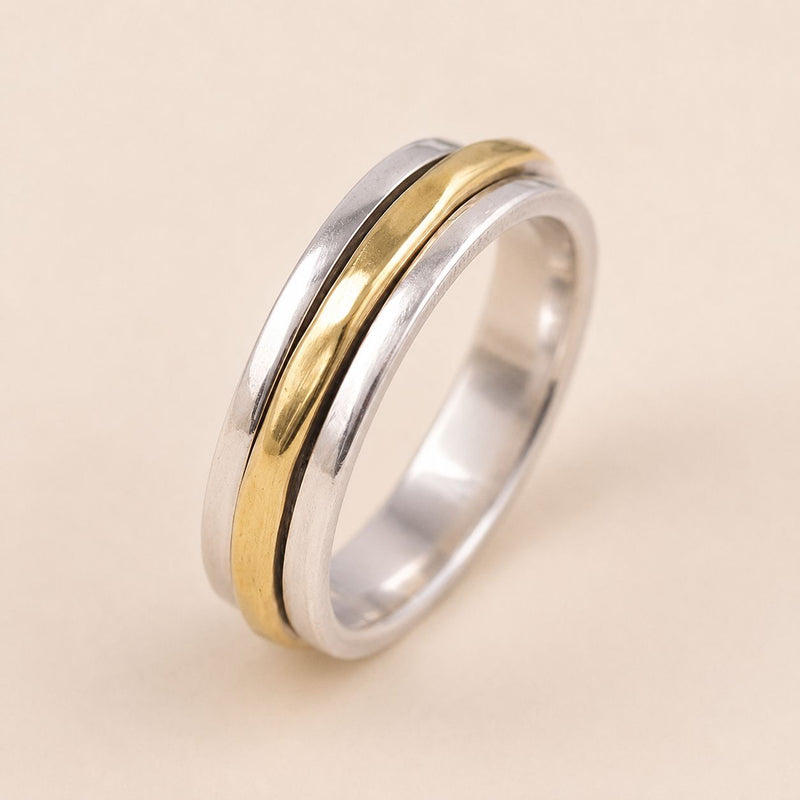Two-Tone Grooved Band