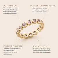 Round Stone Eternity Ring