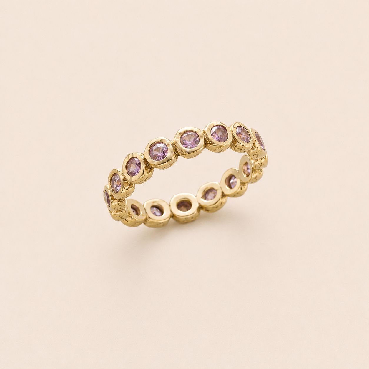 Round Stone Eternity Ring