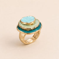 Abstract Coastal Enamel Ring