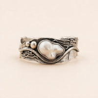 Baroque Pearl Silver Cuff