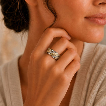 Seraphina Leaf Ring