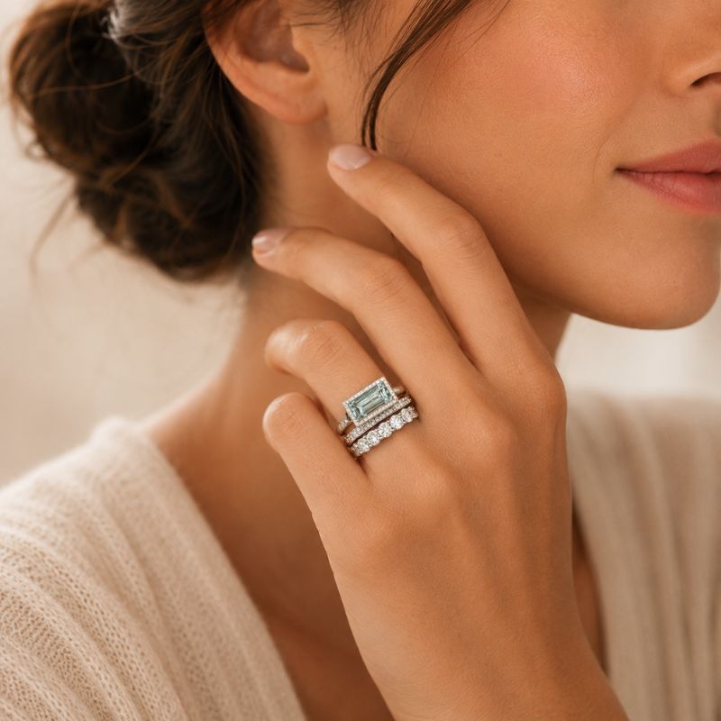 Aqua Grace Ring