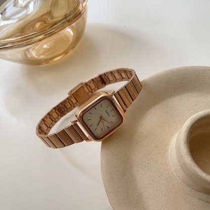 Ravelle | Bamboo Strap Watch