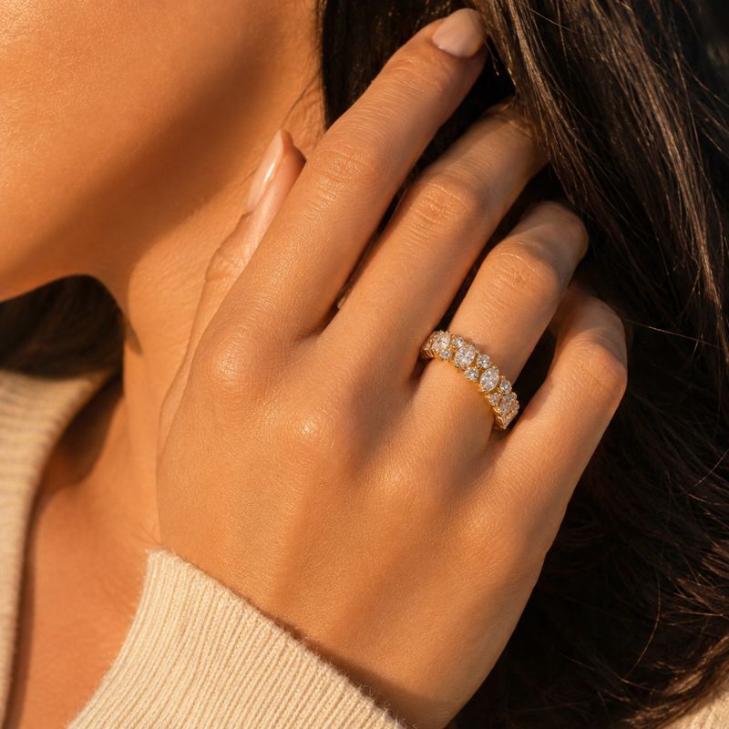 Bright Crystal Ring