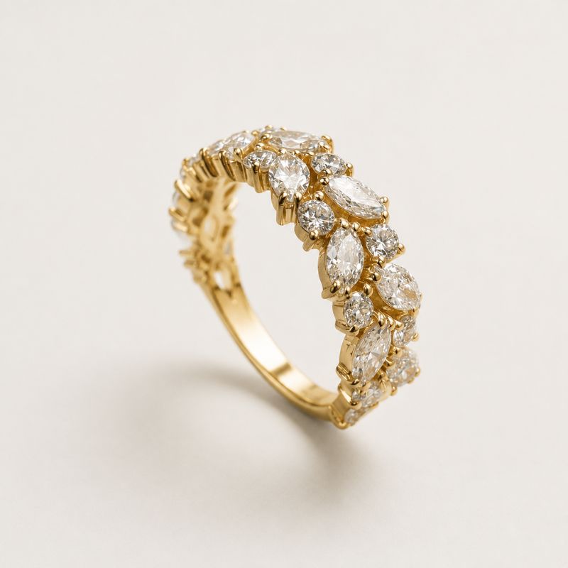 Bright Crystal Ring