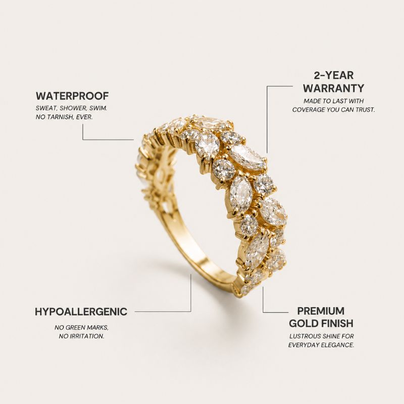 Bright Crystal Ring