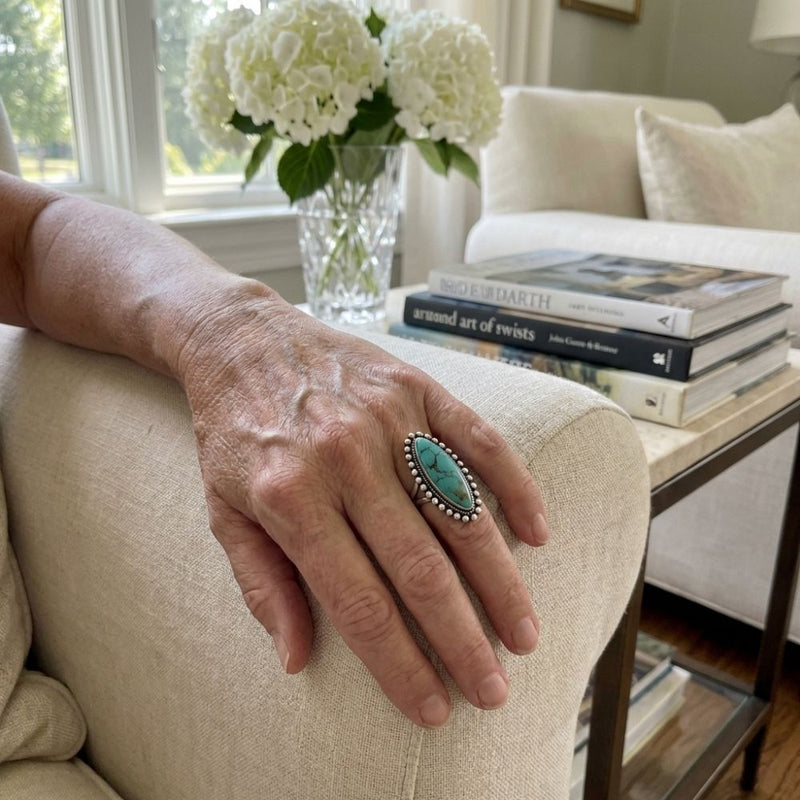 Vintage Turquoise Stone Ring